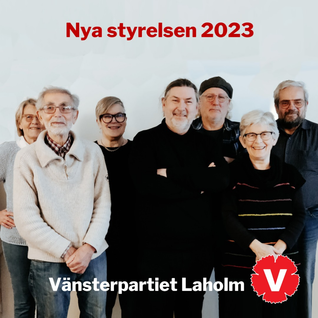Styrelse Vänsterpartiet Laholm 2023